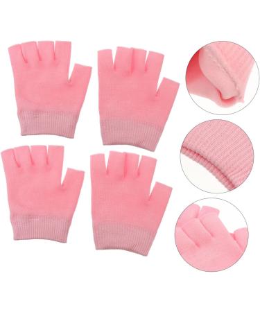 MERRYHAPY 2 Pairs Gel Gloves Fingerless Gloves Hand Cracked Gloves Night Hand Gloves Dry Hands Gloves Overnight Gloves for Dry Hands Moisturizing Gloves Spa Gloves Knitting 16X13X1CM - Buy Online on GoSupps.com