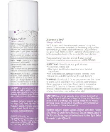 Summer's Eve Ultra Extra Strength Feminine Deodorant Spray 2 oz - Pack of 3 - Buy Online on GoSupps.com