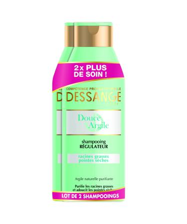 DESSANGE Douce Argile Regulating Shampoo 250 ml 2 Pieces