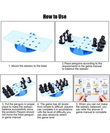 ROSEBEAR Kids Penguin Balance Seesaw Toy - Interactive Parent-Child Game | Educational Christmas Gift - Buy Online on GoSupps.com