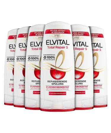 L'Or al Paris Elvital Repair Conditioner Total Repair 5 pack of 6 (6 x 250 ml) - Buy Online on GoSupps.com