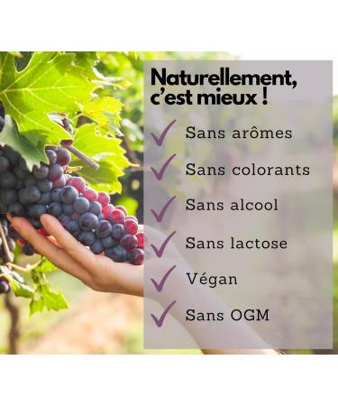 EXVital OPC Extrait de p pins de raisin 240 g lules hautement dos avec 500 mg par g lule issu de raisins fran ais test en laboratoire et vegan - Buy Online on GoSupps.com