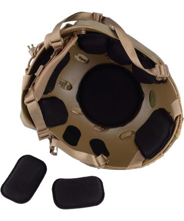 ActionUnion Tactical Airsoft Paintball Fast Helmet with Cover - PJ Type Multicam Multifunctional NVG Mount for Military Sports - Buy Online on GoSupps.com