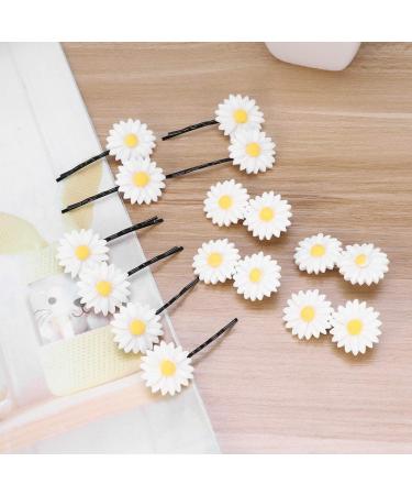 Buy Simulation Daisy Hair Clips & Bands for Women | 8 Hair Clips + 4 Hair Bands - Stylish Accessories for Girls - Buy Online on GoSupps.com