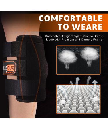 Sciatica Pain Relief Brace | Dual Pressure Pad Compression | Acupressure Massage Point Device for Sciatic Nerve Pain Relief for Men & Women - Buy Online on GoSupps.com