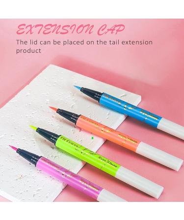 Colored Eye Liner Long Lasting Colorful Glitter Eye Liner | 12 Colors UV Neon Liquid Eye Liner Set Festival Accessories Makeup Kit Pigmented Graphic Liners for Eye Makeup - Buy Online on GoSupps.com