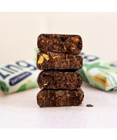 Zing Bars Plant Based Protein Bar - Dark Chocolate Mint Vegan Gluten Free 10g Protein 5g Fiber - 12 Count - Buy Online on GoSupps.com