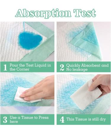 MILDPLUS Disposable Underpads 23'' X 36'' Heavy Absorbency (40 Count) - Waterproof Pee Pads for Incontinence - Thicker Chux Pads for Adults, Kids, and Pets - Buy Online on GoSupps.com