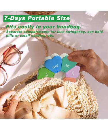 Pill Organizer Weekly | 7 Day Pill Box Medication Reminder | Moisture & Lightproof Case | Portable Travel Container for Vitamins | 1 Pack - Buy Online on GoSupps.com
