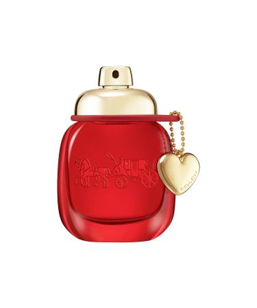 Coach Love Eau de Parfum - Long Lasting Fragrance with notes of Strawberry Red Velvet Rose & Cedarwood - Floral & Fruity - 1.0 fl. oz. 1 Fl Oz (Pack of 1)