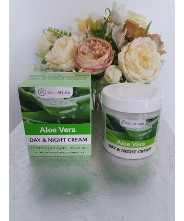 SkinBliss Natural Aloe Vera Face Cream: Day and Night AloeVera Cream Effective Hydration & Cell Renewal Cream 110 ml - Buy Online on GoSupps.com