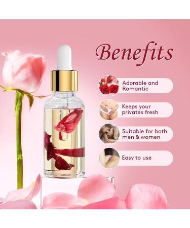 2 PCS Yoni Essential Oil for Women - Natural Feminine Deodorant with Rose Oils - pH Balanced and Odor Eliminator (1 fl oz) - Buy Online on GoSupps.com