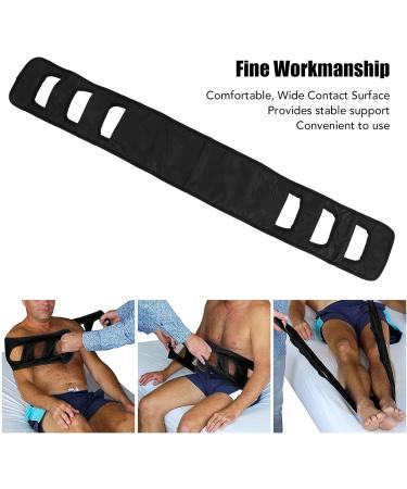 Haofy Seniors Bed Transfer Sling - Breathable Turning Strap with Padded Grip for Comfortable Transfers | Ideal for Elderly Care - Black - Buy Online on GoSupps.com