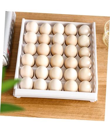GLEAVI Box 30 Drawer Fridge Eggs Food Egg Filler Refrigerator Crisper Organizer Egg Carton Organic Stacker As Shown 33X26.5X14.3cm - Buy Online on GoSupps.com
