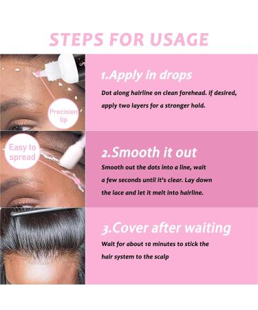 Smilco Wig Glue & Remover Set - Waterproof Skin-Friendly 1.3oz Strong Hold for Front Lace Wigs - Ultimate Wig Installation Kit - Buy Online on GoSupps.com