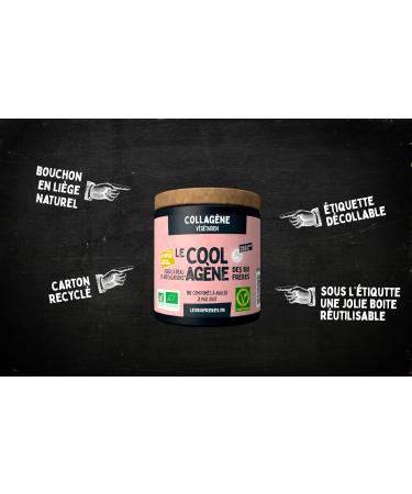 Vegetarian Collagen - Type 1 5 & 10 - Hyaluronic Acid - Skin - Joints - 45 Day Cure - 90 Swallow Tablets - Les Bio Fr res - Buy Online on GoSupps.com