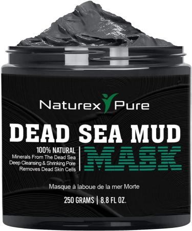Dead Sea Mud Mask Luxurious Mud Masks for Women and Men Advanced All-Natural Dead Sea Mud Mask for Blackheads Whiteheads Hyperpigmentation Acne 8.8fl oz