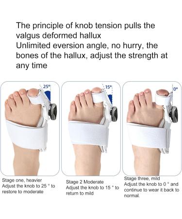 Adjustable Bunion Corrector for Overlapping Toes & Hammertoes - Grey - Buy Online on GoSupps.com