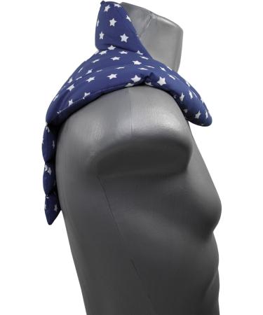 Buy Neck Horns Cervical Spine Support - Blue Star Shaped Warming Pillow for Neck Shoulders & Back - Spelled Grain Cushion - Ideal for Relaxation & Pain Relief - Buy Online on GoSupps.com