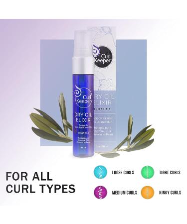 CURL KEEPER Dry Oil Elixir (1 oz) Omega 3-6-9 Rich Formula - Buy Online on GoSupps.com
