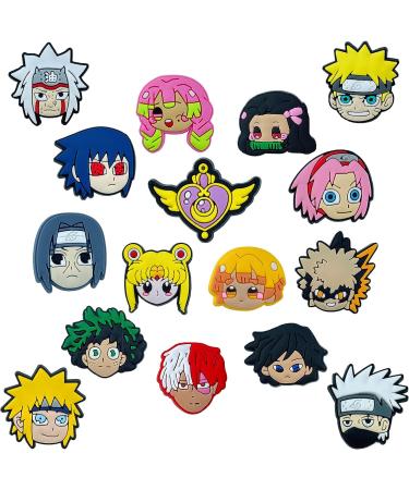 Shoe Charms for Boys Girls | Cool Cartoon Anime Charms for Kids & Men | Crock Charms for Bracelets & Sandals - Set of 50 - Buy Online on GoSupps.com