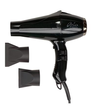 Aria Beauty Ionic Addiction Professional Hair Dryer - Blow Dryer with Cool Shot Function - Suitable for Salon or Home Use - Black - 1 pc