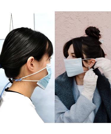 Zeaybsr Adjustable Face Mask Lanyard - 6 Packs Ear Hook Straps for Comfort | Blue Protective Gear - Buy Online on GoSupps.com