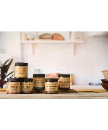 Reishi Dual-Extract Concentrated Mushroom Powder | Source of Fungal Polysaccharides with Immunomodulating Properties | Adaptogenic Energy Increaser & Stress Resistant Mushroom Powder (100 Gram) - Buy Online on GoSupps.com