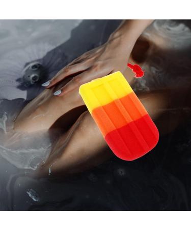 NOLITOY Ice Cream Shaped Exfoliating Bath Sponge | Premium Body Wash & Scrubber | Ideal Bathing Accessory for Men & Women - International Shipping Available - Buy Online on GoSupps.com