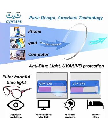 5 Pack Ladies Reading Glasses - Blue Light Blocking Eyewear with Spring Hinge & Fashion Patterns | Multicolor 2.5x Reading Glasses for Women - Buy Online on GoSupps.com