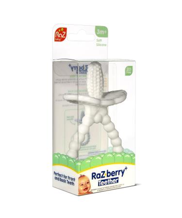 Sloth Stuffed Animal Teether/Pacifier Holder & RaZberry Plus Silicone Teether Toy - BPA-Free, Freezable, Soothing Texture for Sore Gums - Buy Online on GoSupps.com