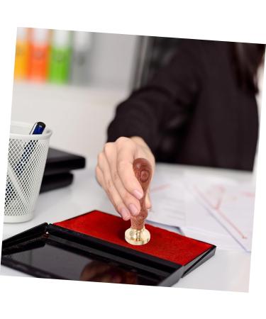 Mipcase 1pc Dispensing Plate Tool Coffee Tools Eyeshadow Applicator Letters Diy Blush Tool Flower Wax Seal 1 count (Pack of 1) Golden - Buy Online on GoSupps.com