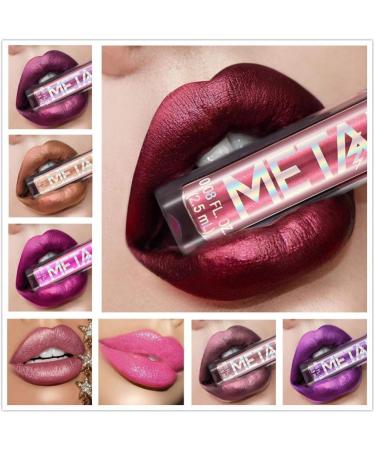 Allbesta Lipgloss Rouge l vres imperm able l'eau brillant paillettes scintillant m tallique durable STRIPPER PINK - Buy Online on GoSupps.com