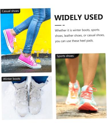 FRCOLOR 8pcs Women's Chunky Heel Boots & Leather Pumps | Comfortable Insoles & Thicken Heel Pads for High Heels - Buy Online on GoSupps.com