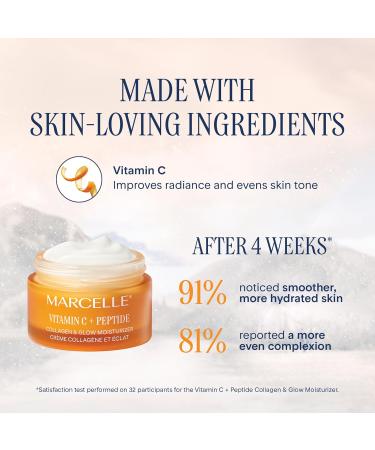 Marcelle Vitamin C Holiday Gift Set Smoothing & Brightening Skin Care Routine for All Skin Types Hypoallergenic Fragrance-Free Paraben-Free Clean Vegan Cruelty-Free - Buy Online on GoSupps.com