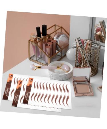 TOVINANNA 10 Sheets Eyebrow Stickers Simulation Eyebrow Fake Eyebrows Eyebrow Sticker for Eyebrows Waterproof 1 count (Pack of 1) Brownx2pcs - Buy Online on GoSupps.com