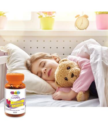 PEDIAKID - Sleep Gums - Dietary supplement - Linden Hawthorn Chamomile & Lemon Balm - Helps you fall asleep - Promotes better sleep - Gelatin free - 60 gummies - Buy Online on GoSupps.com
