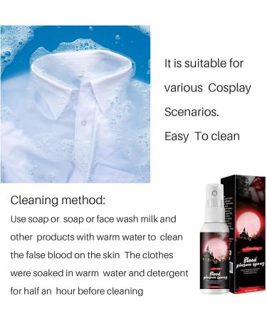 Opilroyn Halloween fake blood Halloween vampire blood spray Halloween fake blood makeup 30ml Halloween plasma spray simulated vampire fake blood zombie R fake blood accessories - Buy Online on GoSupps.com
