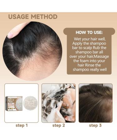  MagiSel Solid hair shampoo natural shampoo bar soap shampoo bar soap shampoo soap anti hair loss shampoo repair damaged hair promotes hair growth - Buy Online on GoSupps.com