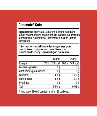 SodaStream Cola Concentrate for Sparkling Water and Soda Machine | Prepare up to 9 Litres of Cola in Seconds 440ml (Pack of 6) - Buy Online on GoSupps.com