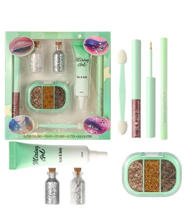 G n rique Fard Paupi res Paillet | Cosm tiques Imperm ables Et Kit De Maquillage Fard Paupi res Anti-taches Pour Filles D butantes F te Voyage Vacances Anniversaire Rendez-vous