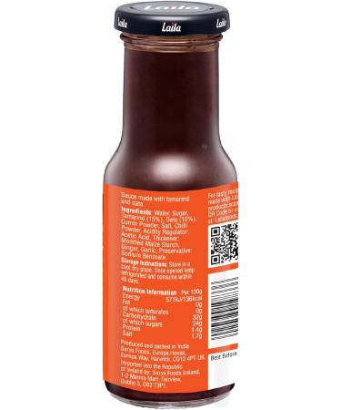 Laila Gujarati Tamarind & Date Sauce 6x250g - Authentic Flavors for Your Culinary Creations - Buy Online on GoSupps.com