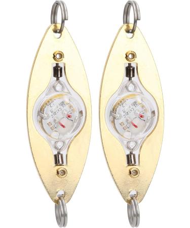 2Pcs Fishing LED Lure - Eye Shape Artificial Flashing Light for Underwater Fishing | International Shipping - Buy Online on GoSupps.com