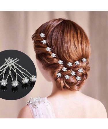 Elegant Bridal Hair Comb with Pearls & Rhinestones - 35-Piece Hair Accessories for Brides & Bridesmaids - Buy Online on GoSupps.com