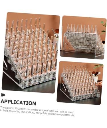 Zerodeko Nail Polish Organizer Vanity Stool Eye Shadow Vanity Desk Makeup Palettes Eyeshadow Holder Organizer Rack - Buy Online on GoSupps.com