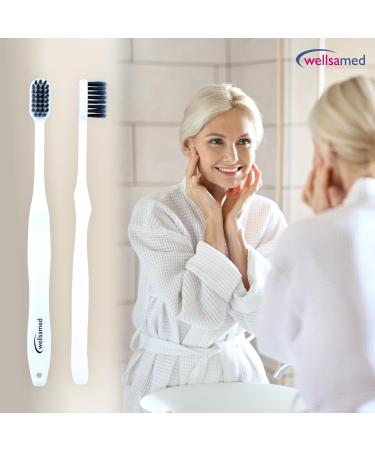 Wellsamed Savings Set: Black'n White Activated Carbon Toothbrush & Splat Blackwood Whitening Toothpaste for a Brighter Smile - International Shipping Available - Buy Online on GoSupps.com