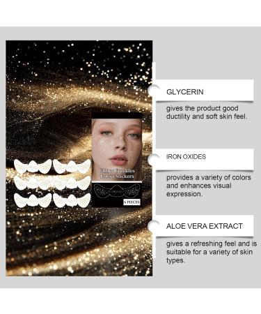 Freckles Face Tattoo Natural Makeup Patches Long-Lasting Freckle Stickers Lightweight Skin-Friendly Perfect for Daily Wear Costume Parties Performances Multicolor - Buy Online on GoSupps.com