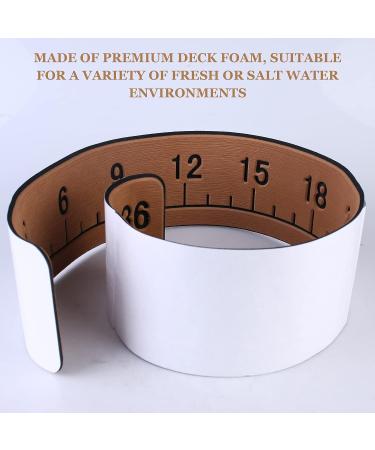 36 Fish Ruler with Self-Adhesive Backing for Boats and Kayaks - EVA Foam Fish Measuring Tool | Fishing Kayak Accessories - Buy Online on GoSupps.com