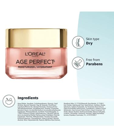 L'Oreal Age Perfect Cell Renewal Rosy Tone Moisturizer 1.7 oz - Anti-Aging Hydration - Buy Online on GoSupps.com