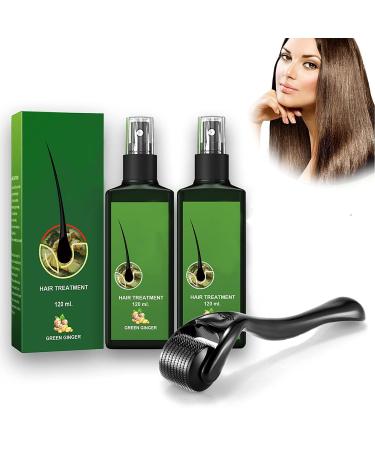 Hair Growth Plus Nourishing Ginger Spray 2PCS Hair Growth Serum Hair Lotion for Men Women Hair Lotion Hair Root Hair Beard